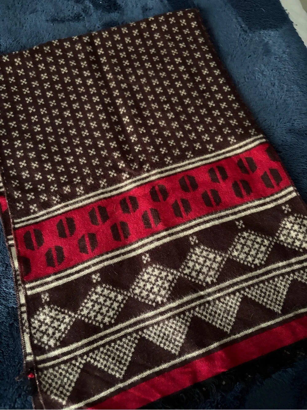 Men Geometric Scarf 100% Modal Fabric